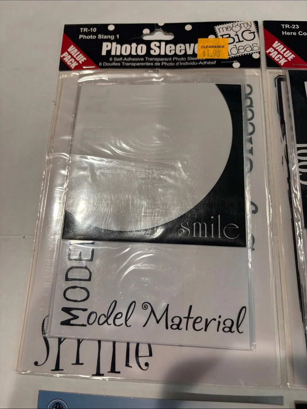 Scrapbooking Photo Sleeve & Sticker Craft Pack — lot 6